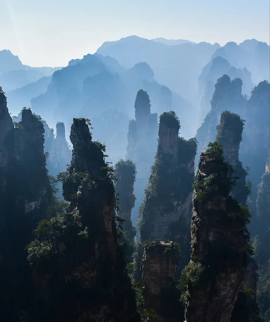 Zhangjiajie landscape considered during itinerary review
