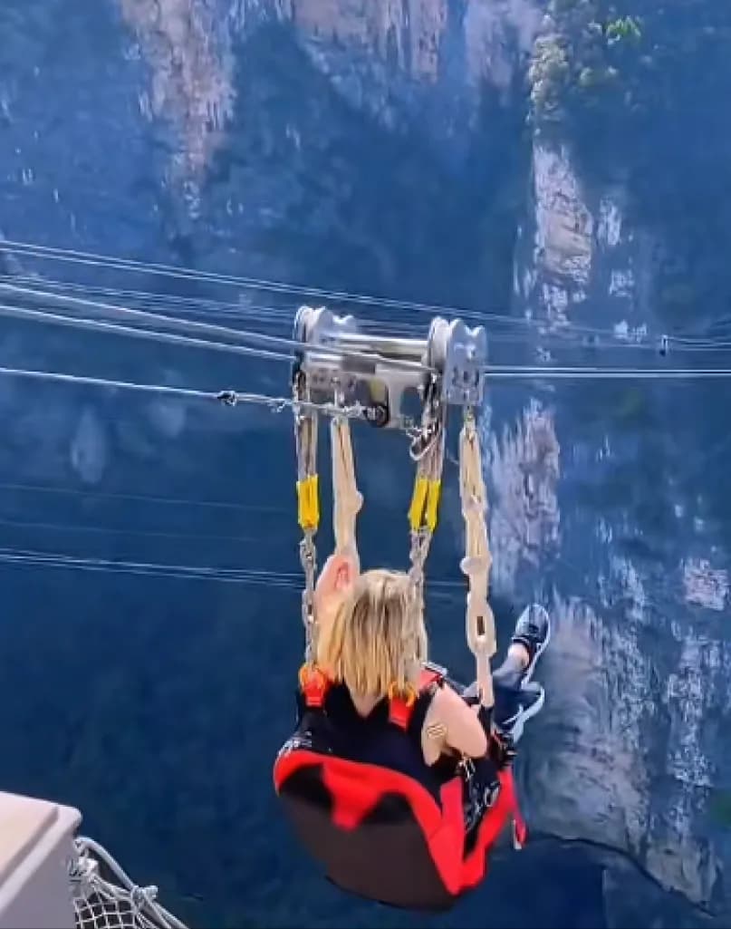 Day 4 — Glass Bridge · Grand Canyon · Zipline · Yixiantian Slide