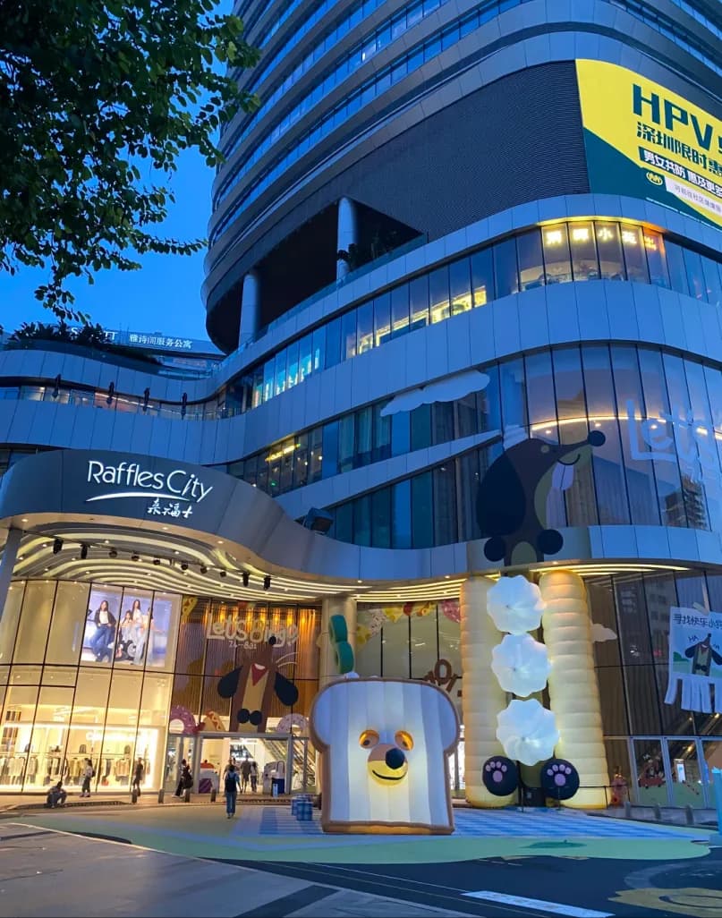 Day 6 — The Ring Shopping Park · Guanyinqiao · Raffles City