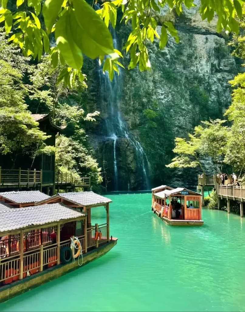 Day 2 — Baofeng Lake · Huanglong Cave