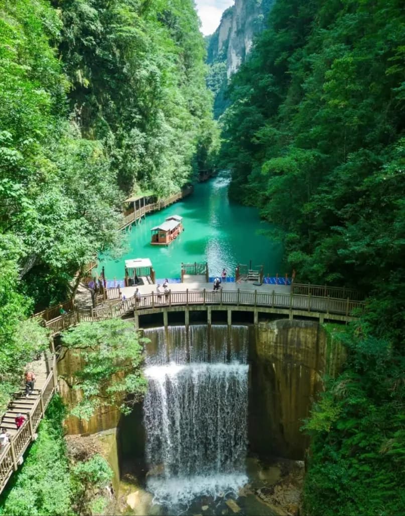 Day 2 — Baofeng Lake · Huanglong Cave