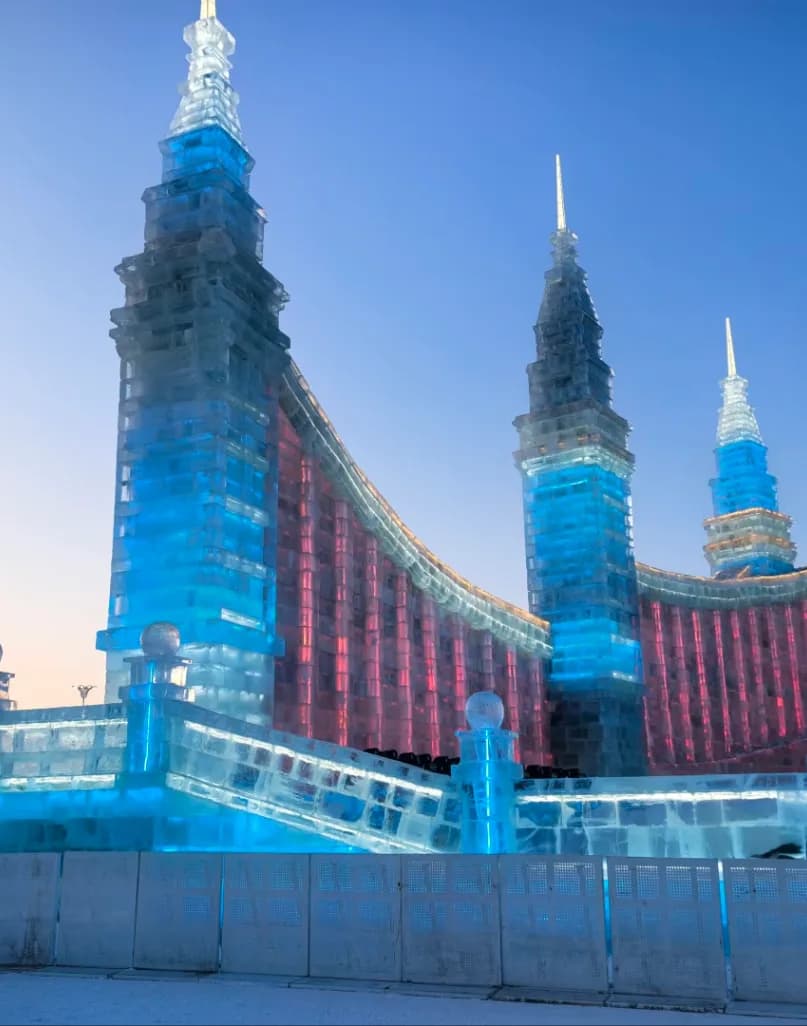 Day 2 — St. Sophia Cathedral · Central Street · Sun Island · Ice & Snow World