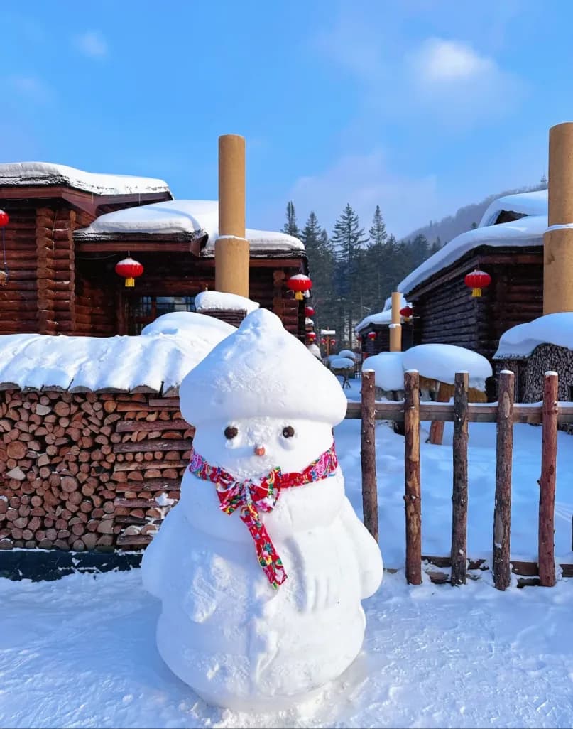 Day 5 — Snow Village Morning · Return to Harbin · Farewell