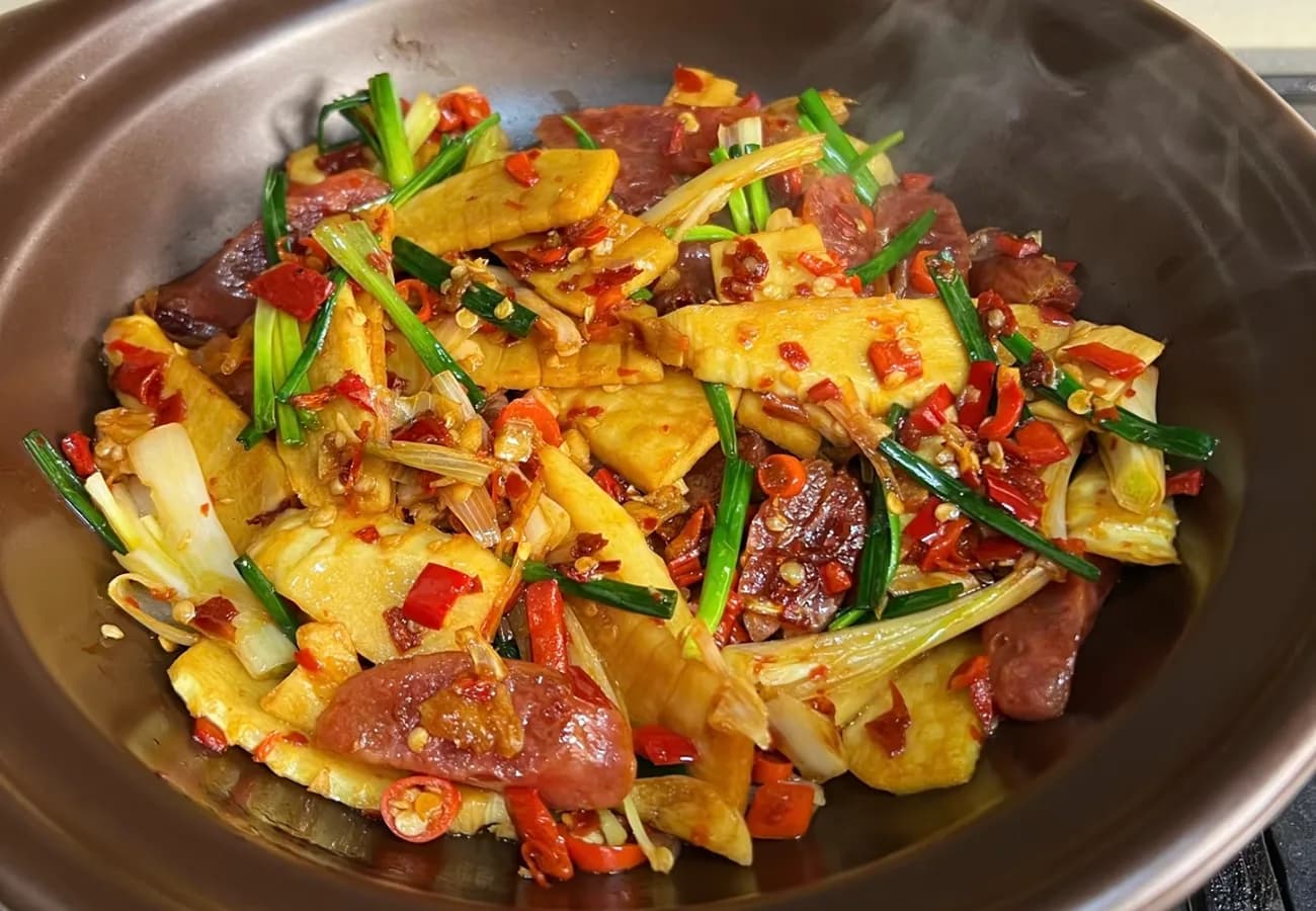 Smoked Pork with Bamboo Shoots