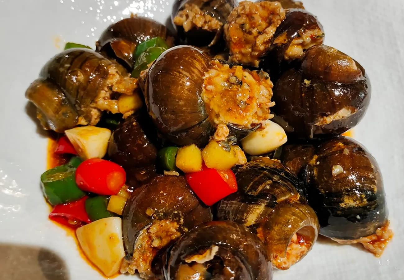 Stuffed River Snails