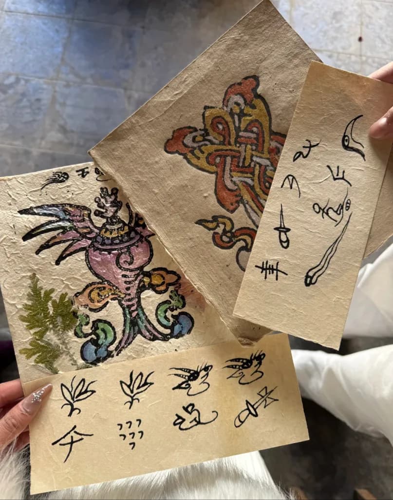 Day 7 — Baisha Ancient Town · Dongba Culture Workshop