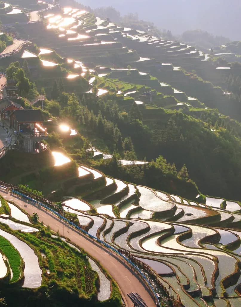 Day 1 — Longji Rice Terraces · Ping'an Zhuang Village