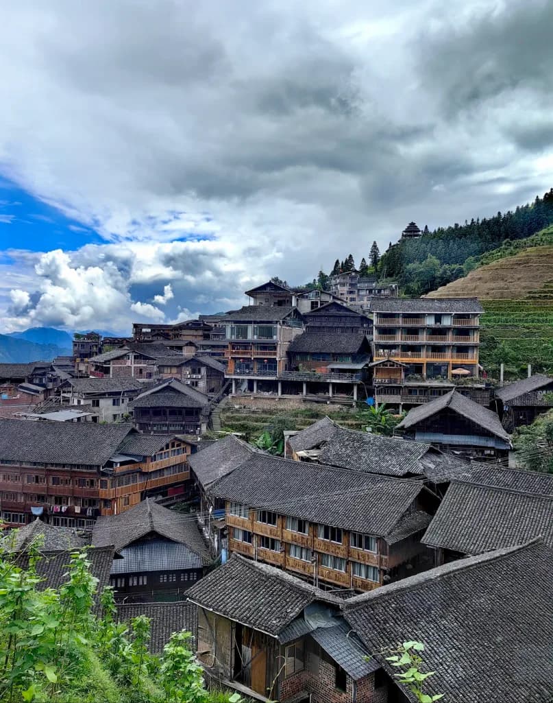 Day 1 — Longji Rice Terraces · Ping'an Zhuang Village