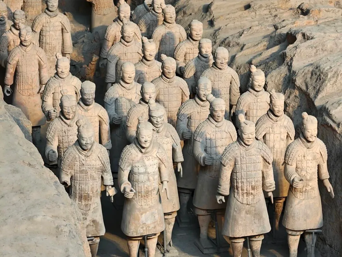 Terracotta Army in Xi'an, for pairing with the museum day