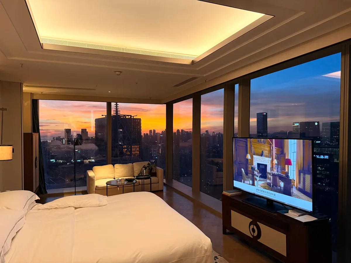Hotel nights as one line on a China tour package