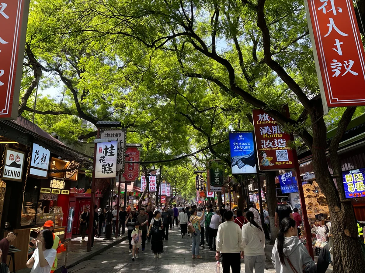 Muslim Quarter in Xi'an on a China 14 day itinerary