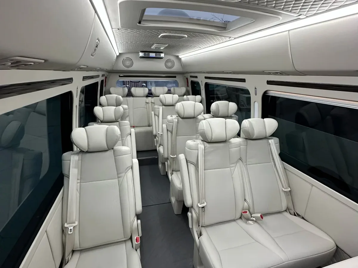 Seats in a larger private vehicle for one party